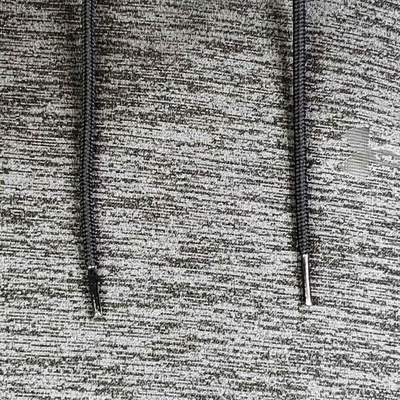 Under Armour UA Hoodie Mens Size S Small Logo Sweatshirt Gray Cotton Coldgear - Picture 3 of 8